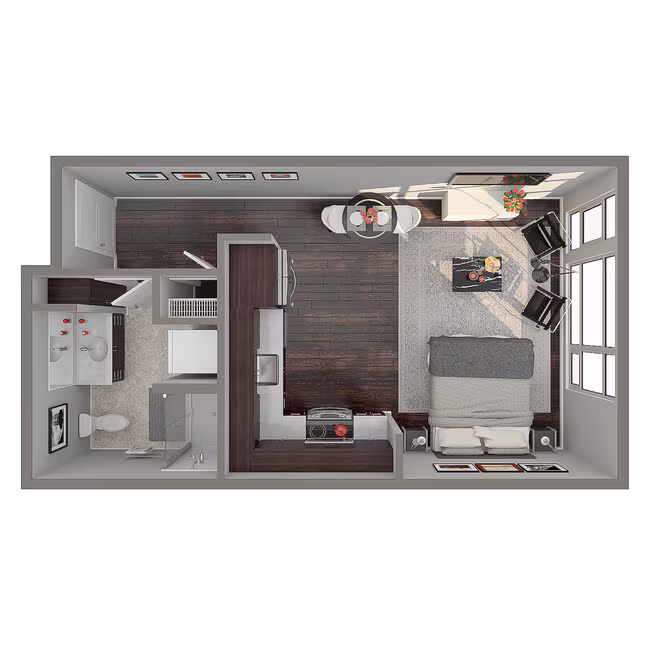 Studio - C 108 floor plan